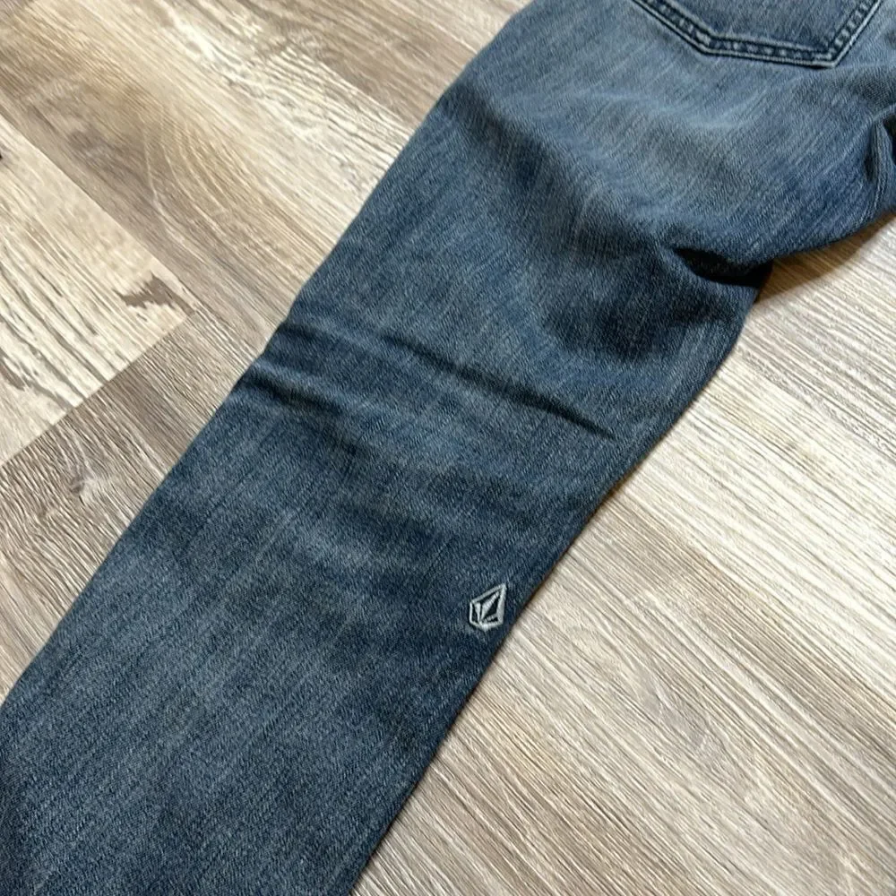 VOLCOM• vorta form• slim form• men’s size 30• indigo blue distressed (1532)